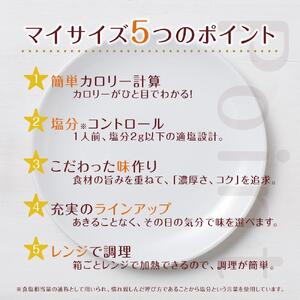 【隔月定期便 全3回】100kcal マイサイズ　ハヤシ30個×3回　計90個