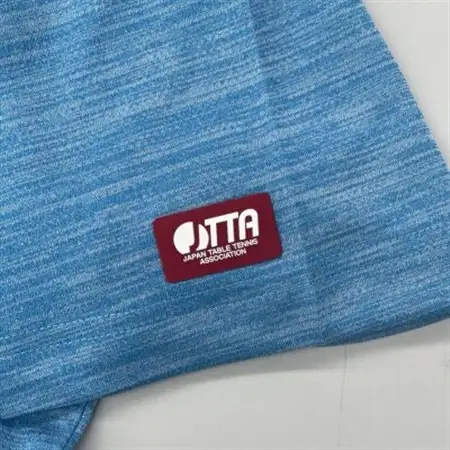 JTTA公認　卓球ユニフォーム【男女兼用(ドライ):XLサイズ】うさぎ　ブルー_装飾品・工芸品  洋服 _【1515893】