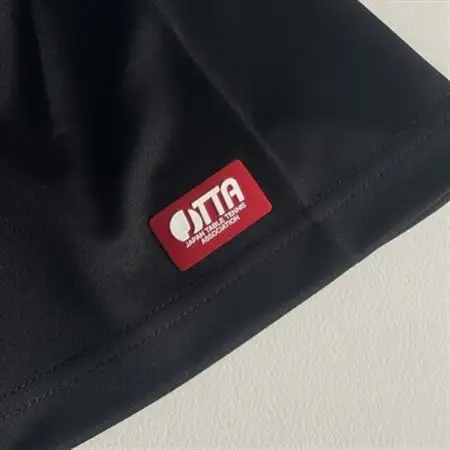 JTTA公認　卓球ユニフォーム【男女兼用(ドライ):150サイズ】うさぎ　ブラック_装飾品・工芸品  洋服 _【1515902】