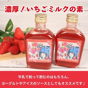 いちごミルクの素 200ml 2本 5倍希釈 牛乳 いちご ミルク いちご ミルク いちご ミルク