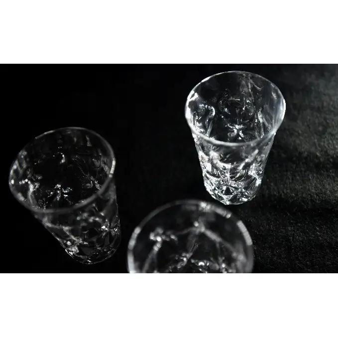 水面　タンブラー（1脚）〈ガラス タンブラー コップ おしゃれ 工芸品 食器 日用品〉 