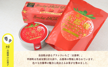 お菓子セット B | お菓子 おかし オカシ 菓子 古都華 プリン 生キャラメル クランチ ピーナツ 豆菓子 寅 まんじゅう 詰め合わせ 奈良県 平群町