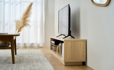 テレビ台 ローボード 幅120 TV台 OTS-120SR ナチュラル アイリスオーヤマ 木製 テレビボード テレビラック AVボード 収納 ラック スリム 薄型 45V 50V 45型 50型 