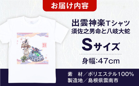 Tシャツ 出雲神楽 須佐之男命と八岐大蛇オリジナルカラーTシャツ FN-08 Sサイズ [AICZ028]
