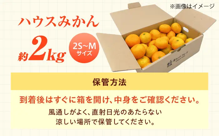 ハウスみかん 2kg フルーツ 果物 みかん BJBI001