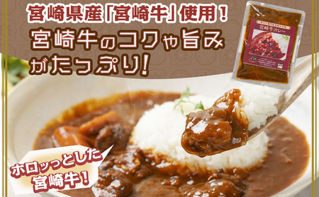 トプカ☆宮崎牛カレー5食セット※ポスト投函_LD-J904_(都城市) カレー専門店 手づくり 宮崎牛 ビーフカレー レトルト ポスト投函