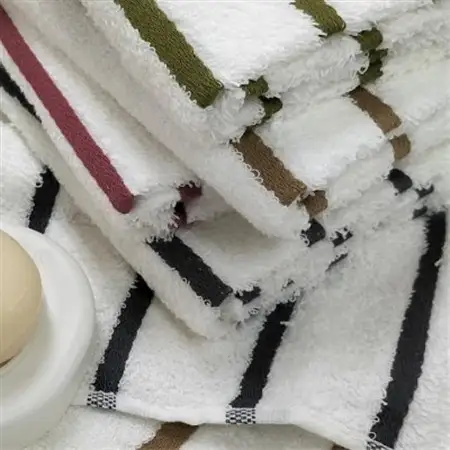 【フェイス6枚バス3枚組】オーガニックコットンフェイスタオル＆バスタオルセット しまふわグレー【1517776】