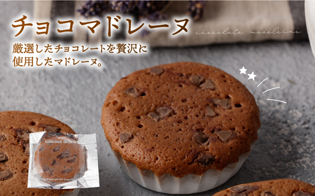 【3回定期便】チョコマドレーヌ レモンケーキ 各4個 計8個セット [EBV034]  チョコ マドレーヌ まどれーぬ レモンケーキ れもんけーき 焼菓子 スイーツ おやつ セット 定期 定期便