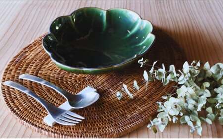 有田焼 織部釉縁錆変形パスタ・カレー皿【ARITAYAKI-STORE】食器 うつわ 高級食器 プレート ハンドメイド お洒落 和食器 A24-95