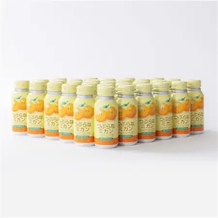 【毎月定期便】つぶらなミカン(190g×30本)(日出町)全6回_大分  名産  特産品  つぶらなシリーズ  つぶらなみかん  ミカン  ギフト プレゼント ジュース  缶ジュース つぶ入り  大分県産  果汁飲料_【4052988】