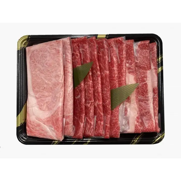 A5等級神戸牛（神戸ビーフ）すき焼き用 3種食べ比べセット　500g　［神戸牛専門店 神戸ぐりる工房］