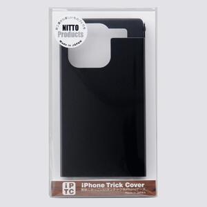 Trick Cover for iPhone15Pro アルミ【黒色】 AKV0002