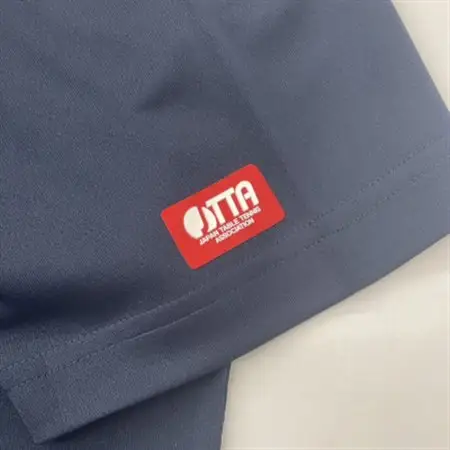 JTTA公認　卓球ユニフォーム【男女兼用(ドライ):Lサイズ】プレイヤー　補　ネイビー_装飾品・工芸品  洋服 _【1521316】