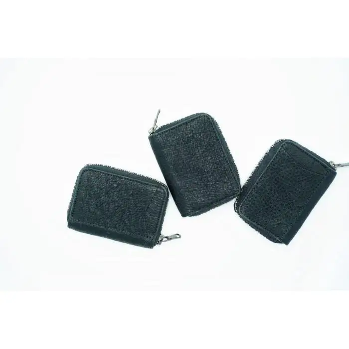 【ierib】MINI WALLET / ミニウォレット / BOAR / BLACK