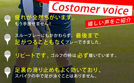 【27-29cm】Runtage 着圧ゴルフソックス アスリートラウンドPRO Ver.2＜レッド＞【イイダ靴下株式会社】[HBB040] 靴下 ランニング 佐賀県