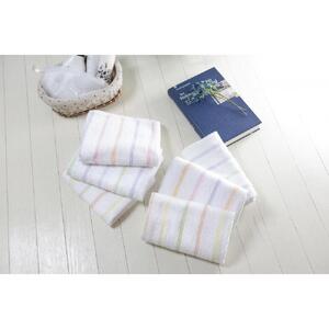 スリーライン フェイスタオル 3色6枚組