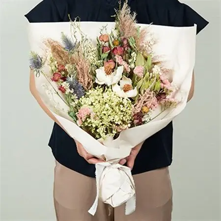 ドライフラワースワッグ(花束)L_花・観葉植物  花 _【1418017】
