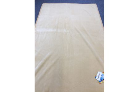 日本製 アクリル マイヤー毛布 SL(シングルロング) ベージュ 1枚 (新合繊ニューマイヤー毛布) 1140 [3603]