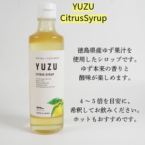柑橘シロップ2種セット 【ゆずシロップ1本・すだち＆きゅうりシロップ1本】 ゆず すだち 炭酸割