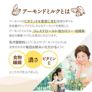 みどりアーモンドミルク 加糖タイプ 1000ml×6入×2ケース（計12本） I07009
