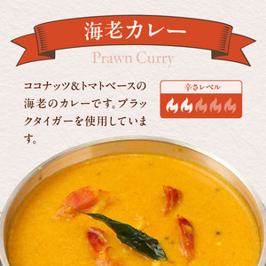 ダルマサーガラ　南インドカレーセットC_カレー 南インドカレー セット インドカレー 2種 各1パック 計 600g レトルト 本場の味 ほうれん草チキンカレー 海老カレー マイルド ダルマサーガラ ハラール認証取得 惣菜 簡単調理 冷凍 お取り寄せ お取り寄せグルメ 福岡県 久留米市 送料無料 〔Ca038〕
