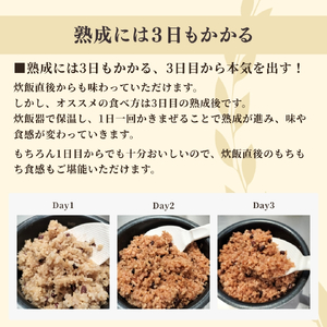 パックご飯 熟成玄米ご飯(酵素玄米) 手作りセット 3合pac×6個 パックごはん | パックご飯 パックごはん 新潟県 弥彦村