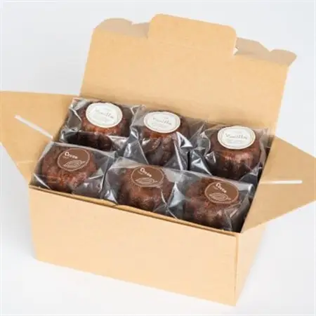 うずらカヌレ6個入り《冷凍》ココア_菓子・スイーツ 焼き菓子  _【配送不可地域：離島】【1508071】