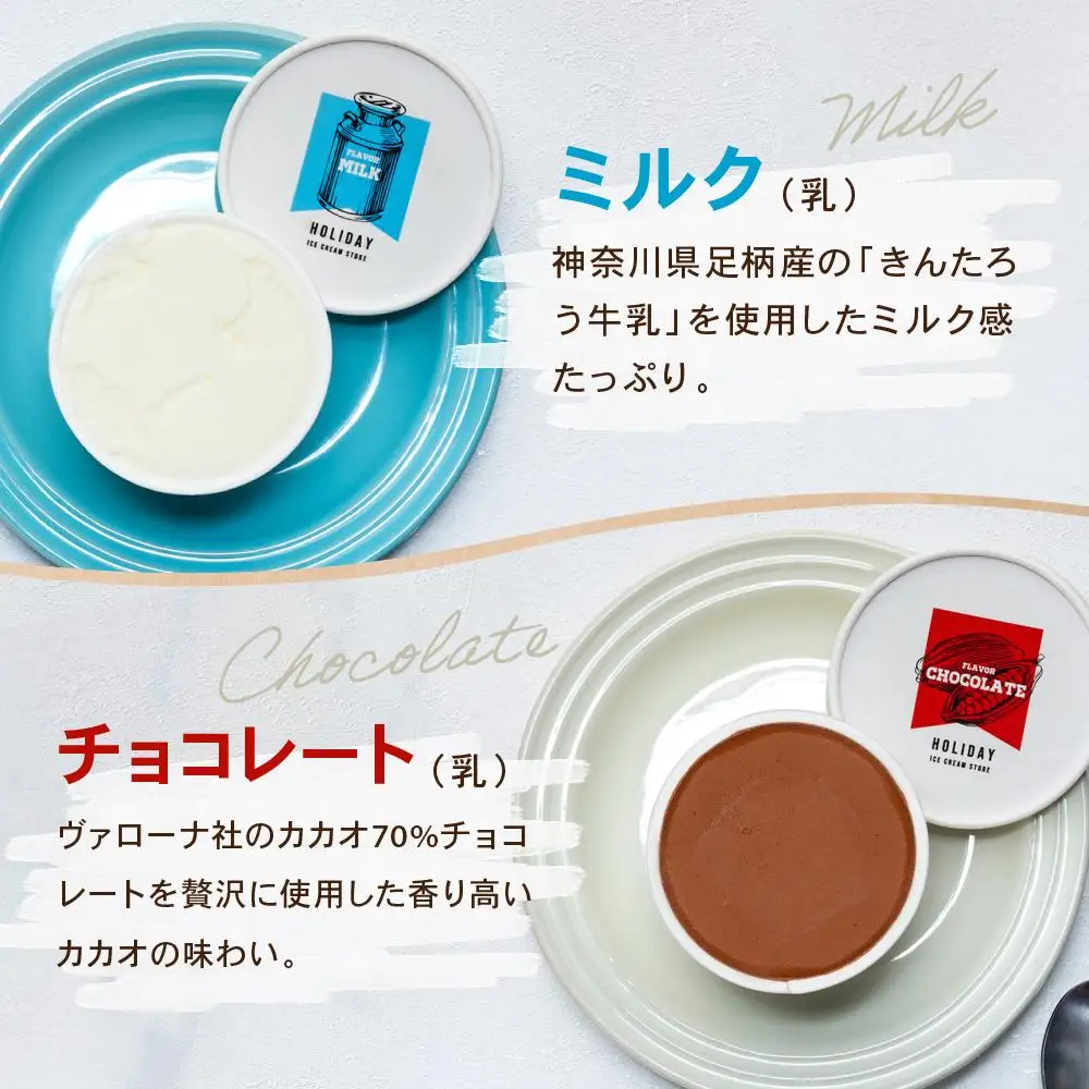 HOLIDAY ICE CREAM STORE CLASSICS　クラフトアイスクリーム 132ml×6個セット
