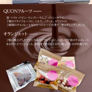 久遠チョコレート　栃木那須野店フルーツセット　 チョコレート 洋菓子 ショコラ 詰め合わせ セット 厳選 スイーツ QUON