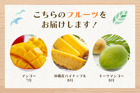フルーツ 定期便 全 3回 名護パイン園 マンゴー パイナップル キーツマンゴー 178-4