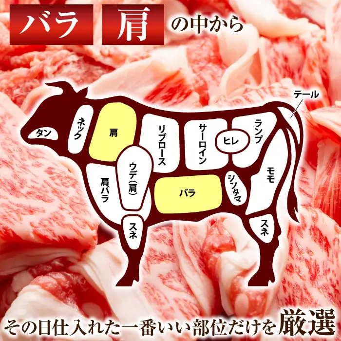 長崎和牛 牛肉切り落とし 1kg 国産 冷凍 おすすめ 牛肉切り落とし QBS006