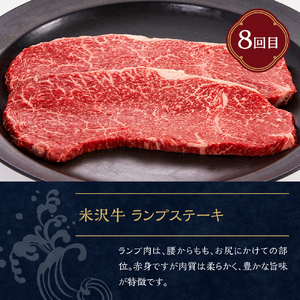 【明治27年創業 老舗米沢牛専門店】牛肉 米沢牛 12ヶ月定期便 《冷蔵》 ステーキ すき焼き しゃぶしゃぶ 味噌粕漬 牛肉 和牛 日本三大和牛 ブランド牛 米沢牛ブランド 国産 国産牛 人気 登起波 お取り寄せ グルメ 逸品 送料無料 山形県 米沢市