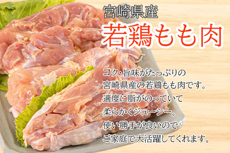 鶏肉 もも肉 宮崎県産 若鶏 もも 1kg × 5 計5kg [アグリ産業匠泰 宮崎県 美郷町 31be0061]