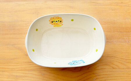 【瀬戸焼】子供用食器5点セット（動物）【窯元SOUSEN】[BBCQ010]子ども食器 ギフト