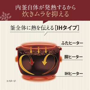 象印 IH炊飯ジャー 1升炊き ( 炊飯器 ) 「 豪熱大火力 」 NWQB18-BZ スレートブラック