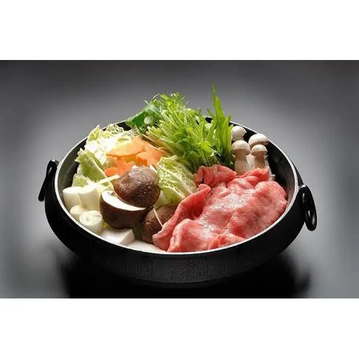 【A4ランク以上】神戸牛すき焼き＆焼肉セットB　400g(スライス肉（モモ）、焼肉（モモ）各200g）