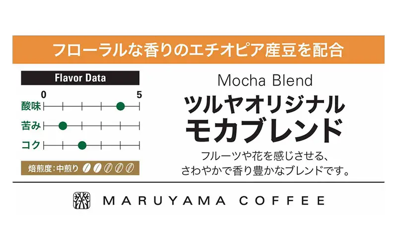 父の日 丸山珈琲 コーヒー 粉 詰合せ4袋C オリジナルブレンドコーヒー ツルヤ 粉100g×各1袋 小諸市 お取り寄せ