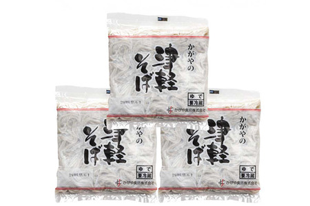 かがや食品 津軽そば（3食×2セット） [そば 津軽そば おいしい セット セット品 蕎麦 青森 津軽 美味 弘前市]