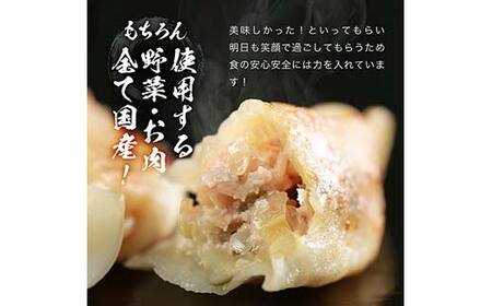 長州黒かしわ餃子 120個入り 手作り 生餃子 餃子 国産野菜 冷凍 化学調味料不使用 化学調味料無添加 らいちの餃子 黒かしわ 長州黒かしわ F6L-953