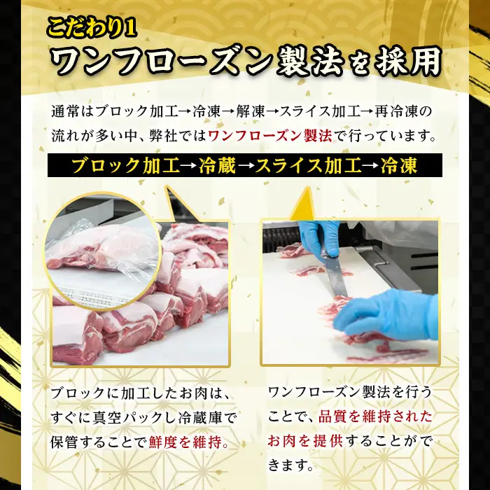 ☆大容量☆鹿児島県産恵味の黒豚 しゃぶしゃぶ+切落しセット 計2.5kg【00-110-01】