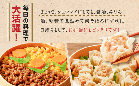 鹿児島県産 豚ミンチ 200g×3パック 計600g K151-002 肉 豚肉 冷凍