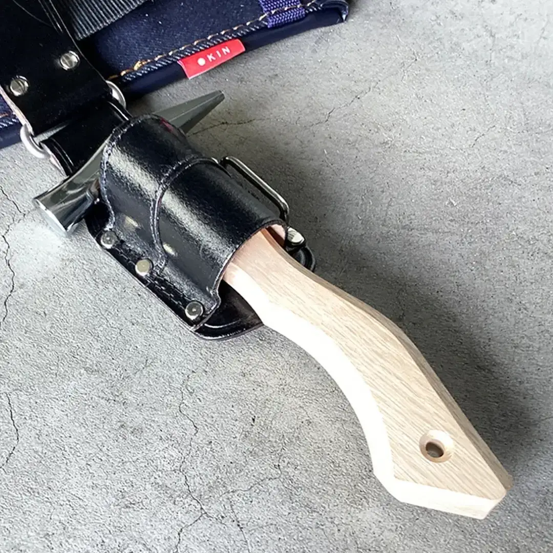 先切玄能 ミラー 24 角蛇曲ショート 250mm ハンマー シルバー 金槌 とんかち 工具 握りやすい [マルキン印] 【029S022】