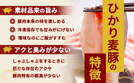 鹿児島県産 ひかり麦豚 しゃぶしゃぶ 焼肉 セット (300g×3パック) ≪計900g≫ ＋ 楽塩の粗びき塩こしょう HM-704 | 肉 お肉 にく 豚肉 ロース 肩ロース バラ肉 スライス 粗挽き 塩コショウ 冷凍 真空冷凍 産地直送 新鮮 小分け 甘み 鹿児島県 南大隅町 ひかり麦豚直売所