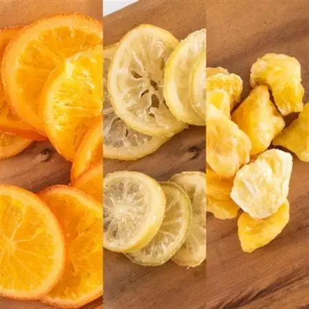 やまなし半生ドライフルーツ食べ比べ3種セット(レモン/ オレンジ /パイン) 305g【1515247】