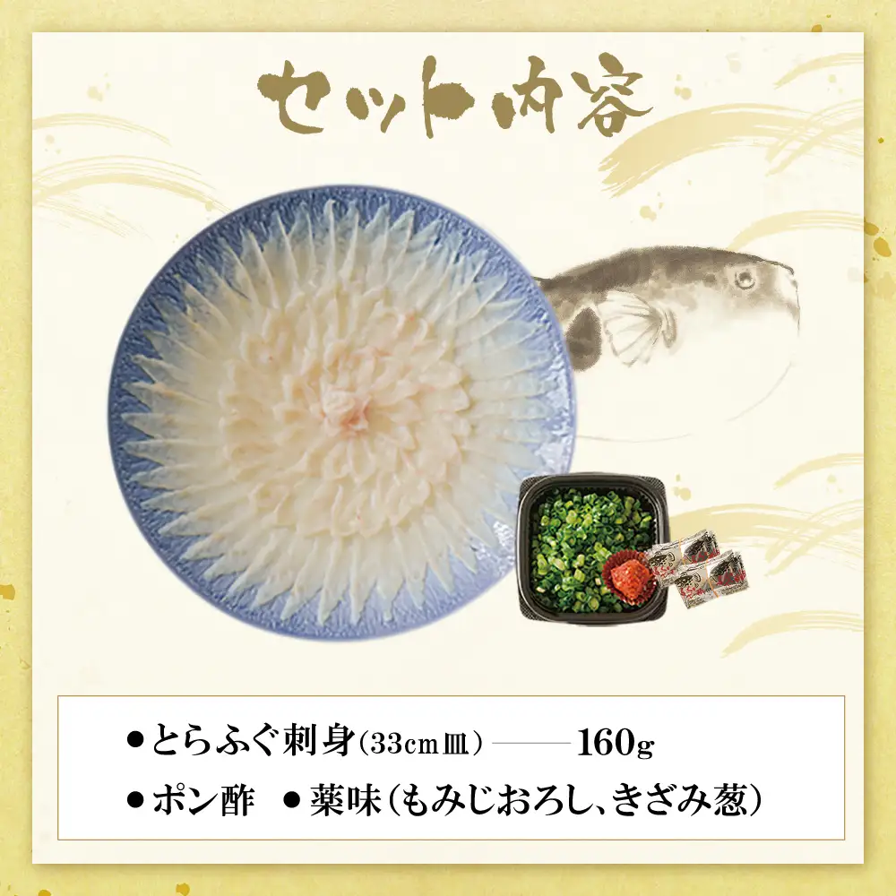 Y01-01 とらふぐ刺し（3人前）≪2026年6月以降順次発送≫  とらふぐ
