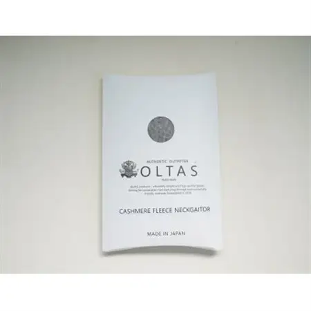 OLTAS カシミヤ100%ネックウォーマー　ライトグレー_装飾品・工芸品  服飾小物 _【1531881】