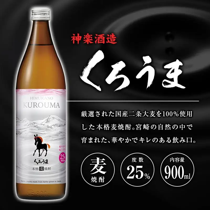 ◆「宮崎県焼酎」芋・麦6種飲み比べセット(25度900ml）