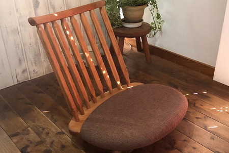 ゆらゆら座椅子／WOOD SKETCH のゆれる座椅子【家具工房ウッドスケッチ】 A02-003