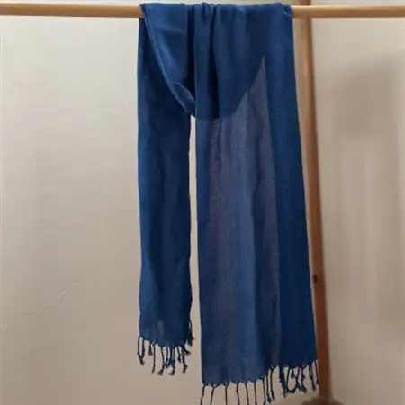 藍染めストール　aiiro_装飾品・工芸品 ショール・ストール 服飾小物 _【1528684】