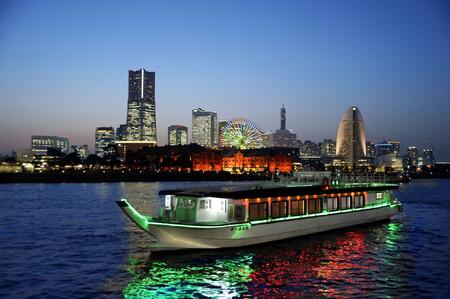 横浜港乗合船屋形船濱進ペアご招待券（さざなみ御膳） ACA0005